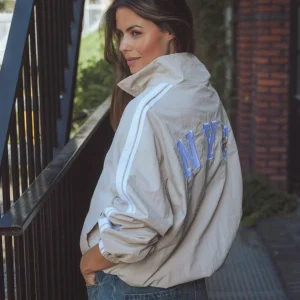 Beige NYC Track Jacket